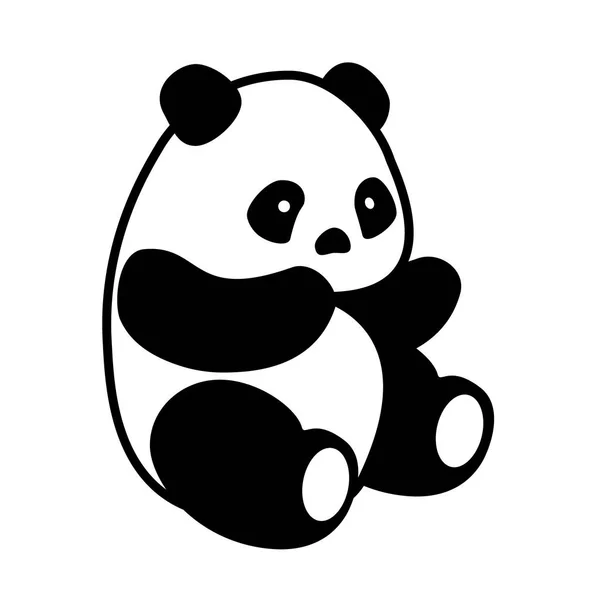 Panda oso raster — Foto de Stock