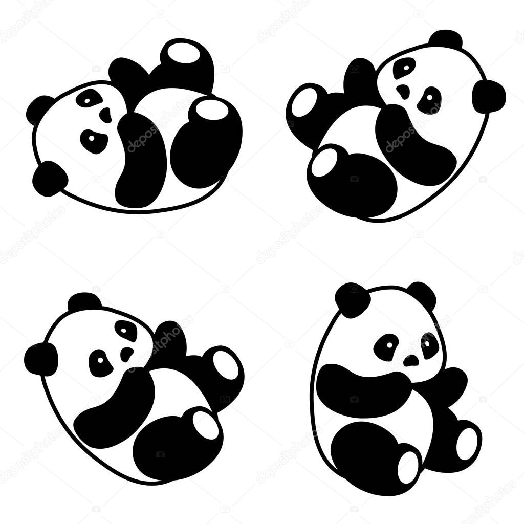 Panda bear raster