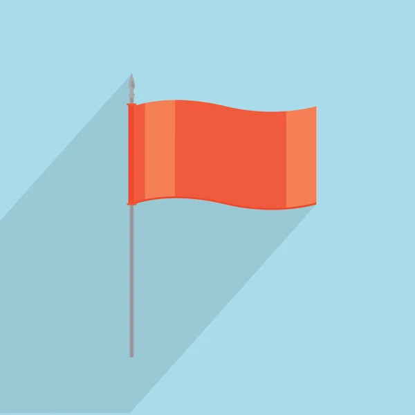 Raszteres piros zászló — Stock Fotó