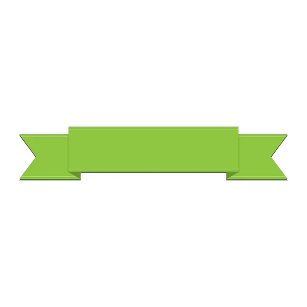 Зелёная ленточка — стоковое фото