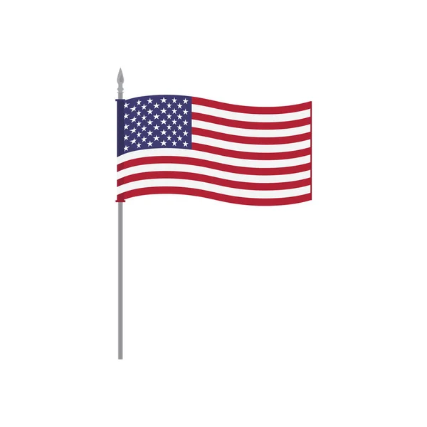 USA zászló raszter — Stock Fotó