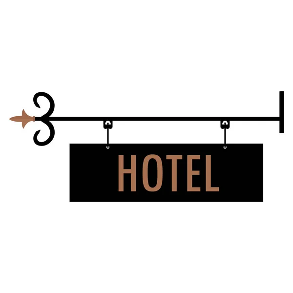 Hotel vintage, semn vechi — Fotografie, imagine de stoc