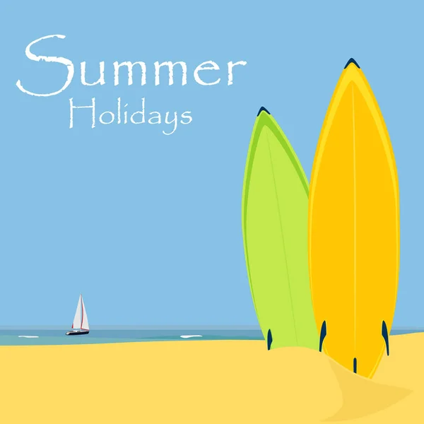 Vacanze estive cartolina — Foto Stock