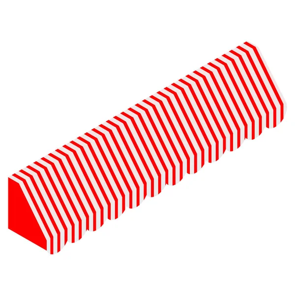 Striped awning raster — Stock Photo, Image