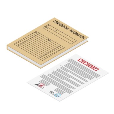 Gizli bilgileri dosya klasörü