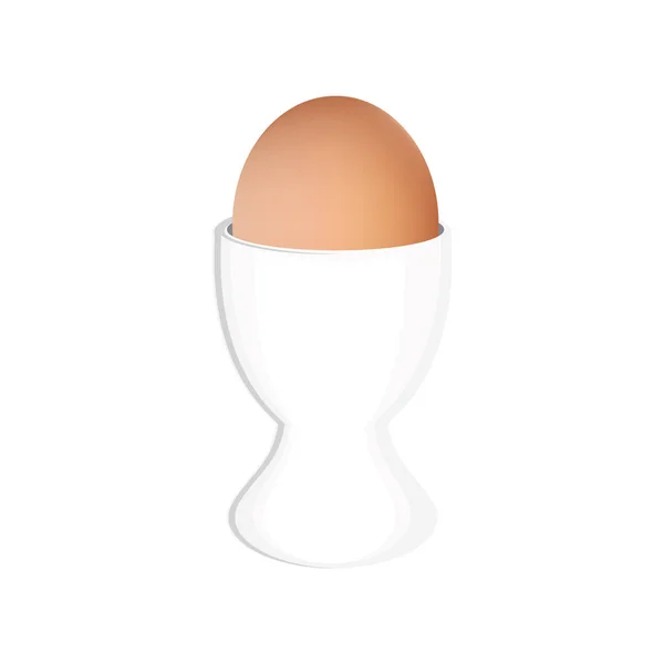 Яйце і власника — стокове фото