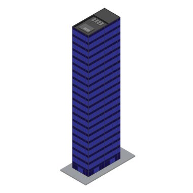 İzometrik gökdelen raster