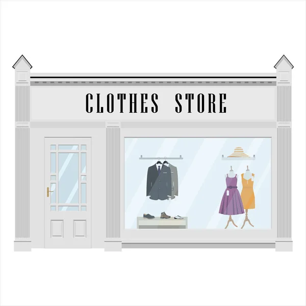 Clothes store facade