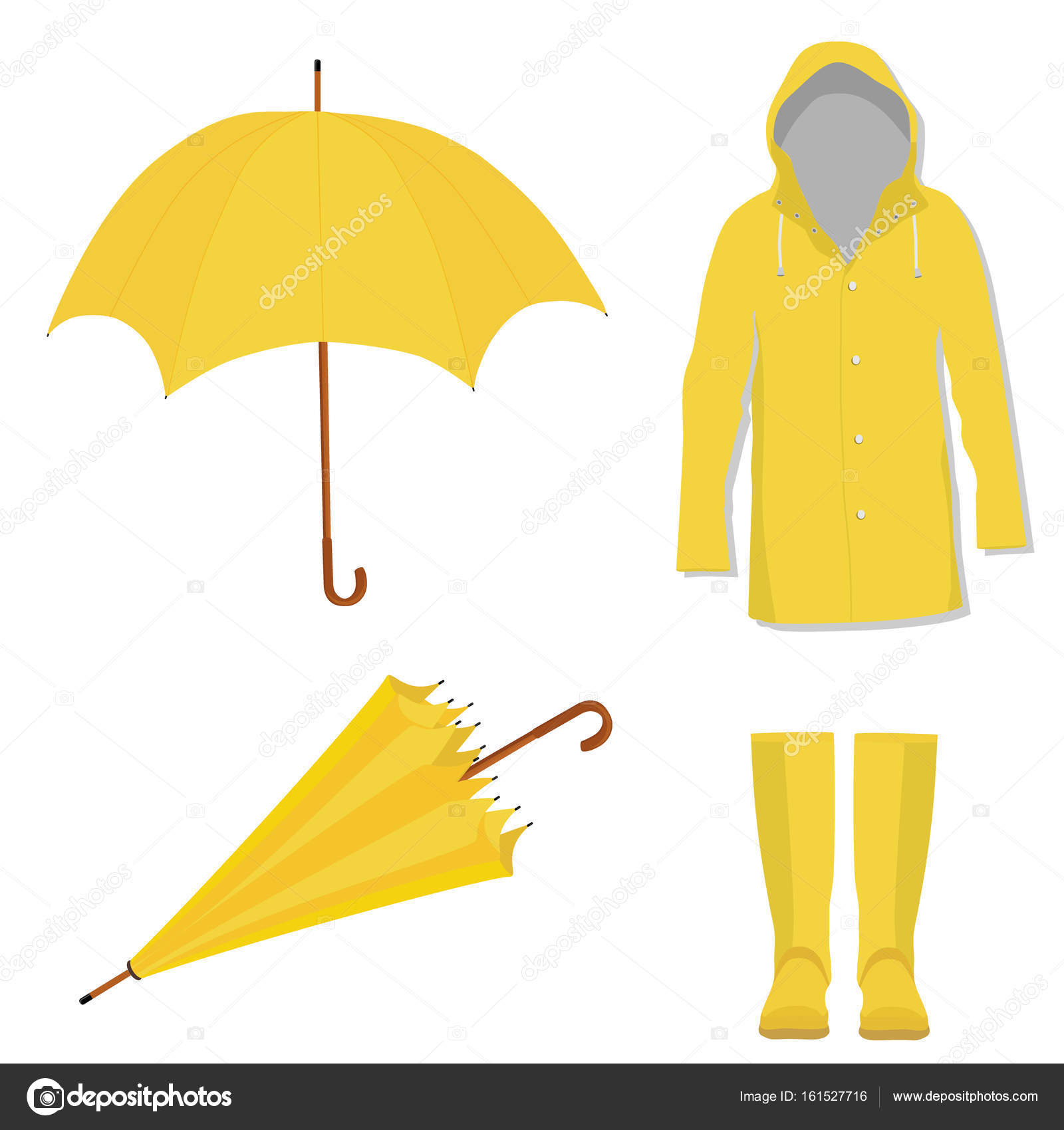 raincoat and boots