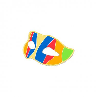 Karnaval maskesi raster