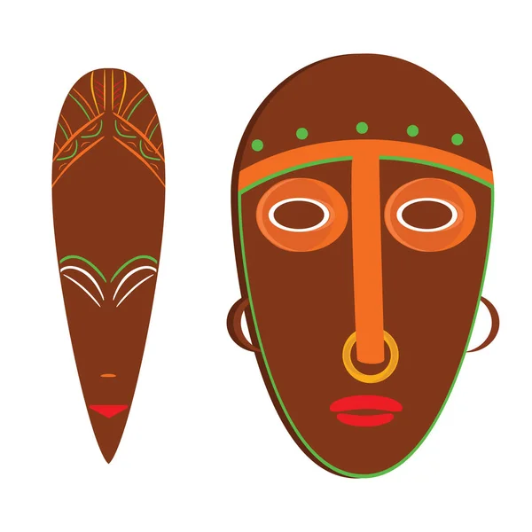Afrika maskesi raster — Stok fotoğraf