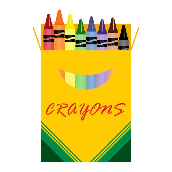 Wax crayons raster — Stockfoto