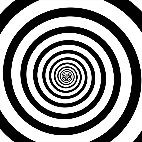 Psychodeliczne spiral czarny — Zdjęcie stockowe