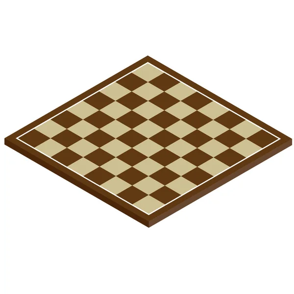 Isometric chess board — Stock Photo, Image