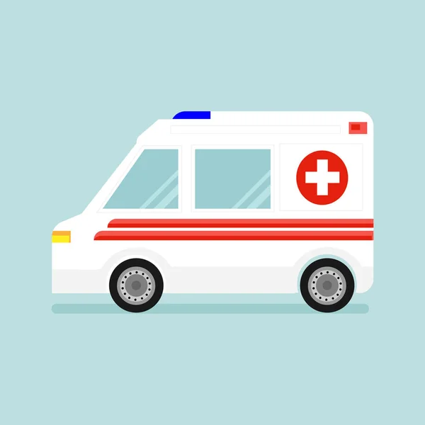Rastrelliere auto ambulanza — Foto Stock