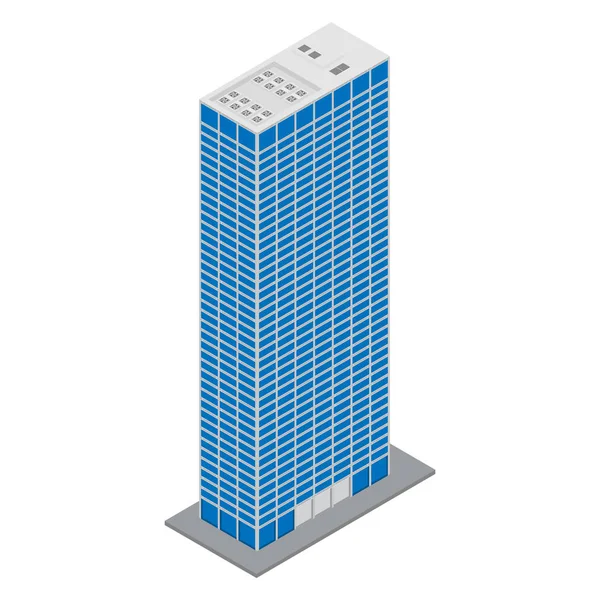 아이소메트릭 마천루 래스터 — 스톡 사진