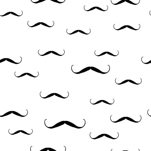 Pattern with mustache — Stock Photo, Image