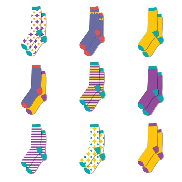 Ponožky dvojice raster — Stock fotografie