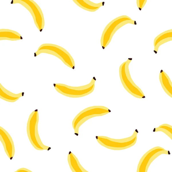 Modèle sans couture banane — Image vectorielle