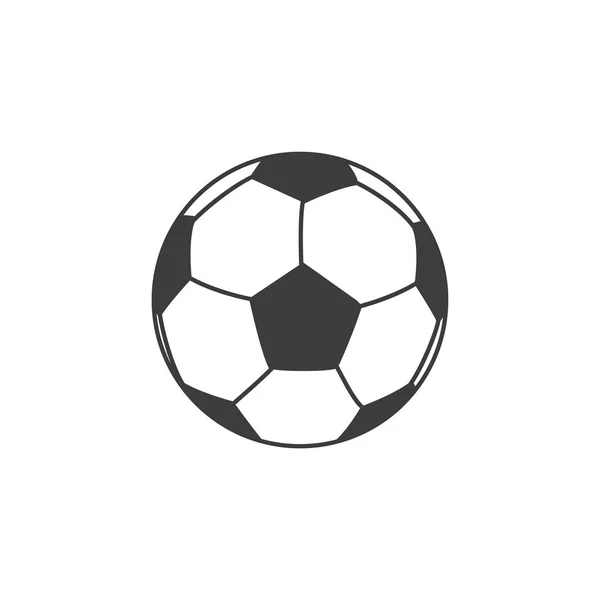 Значок футбольного мяча — стоковое фото