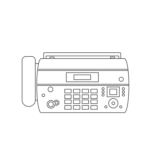 Fax マシン ラスター — ストック写真