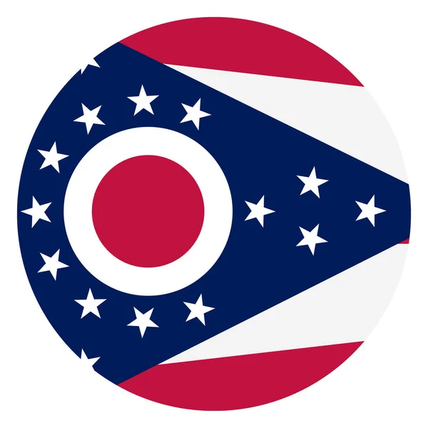 Vetor de bandeira de Ohio —  Vetores de Stock