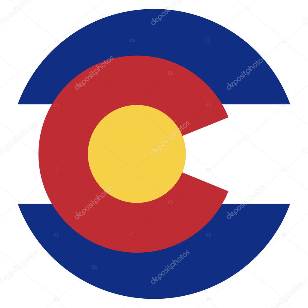 Colorado flag vector