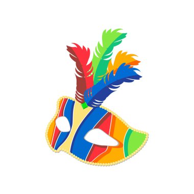 Karnaval maskesi raster