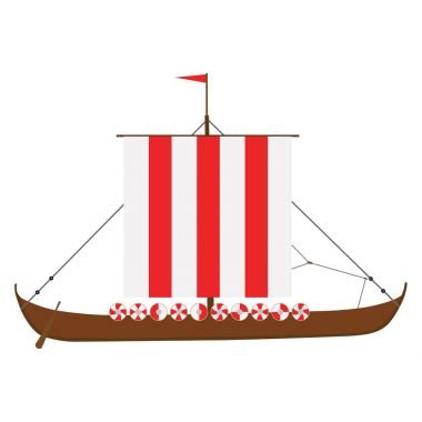 Viking Ortaçağ drakkar