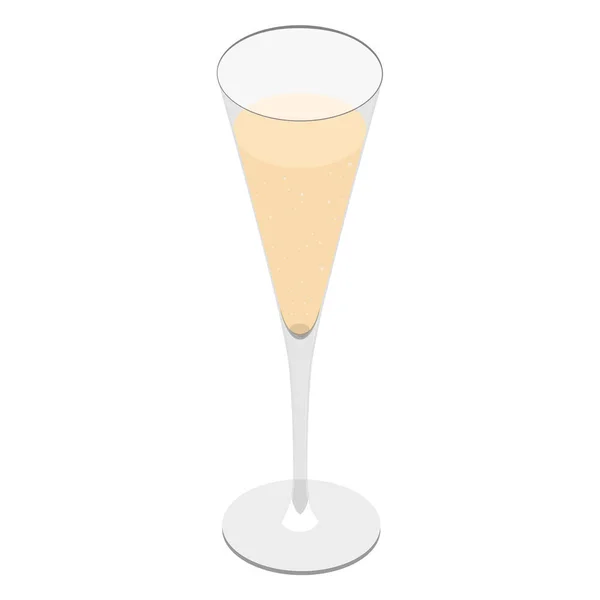 Ett glas champagne — Stockfoto