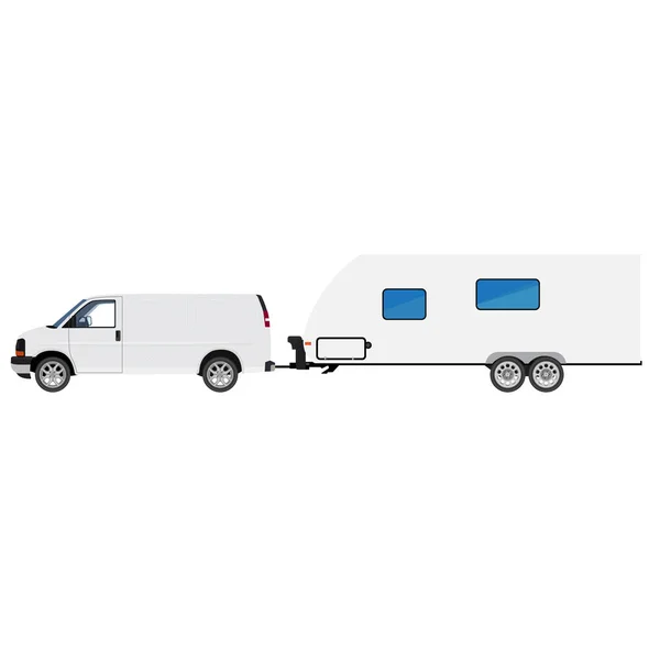 Auto e camper — Foto Stock