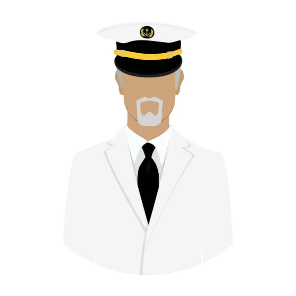 Capitano di mare avatar — Foto Stock