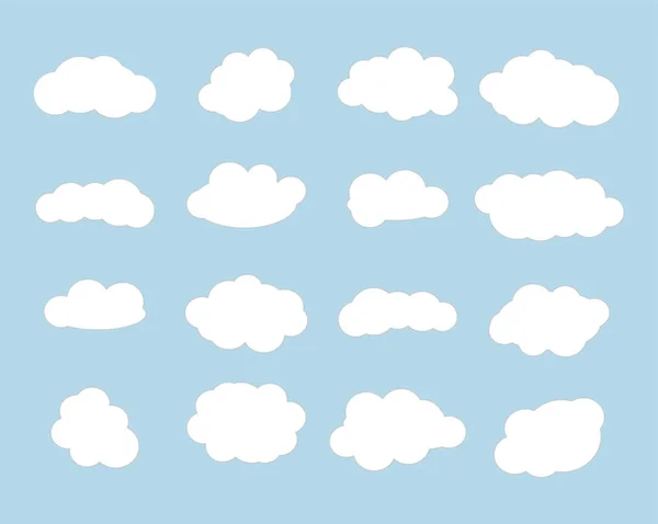 雲のベクトルのアイコン — ストックベクタ