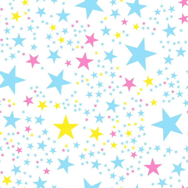 Seamless pattern with stars — Stock Vector