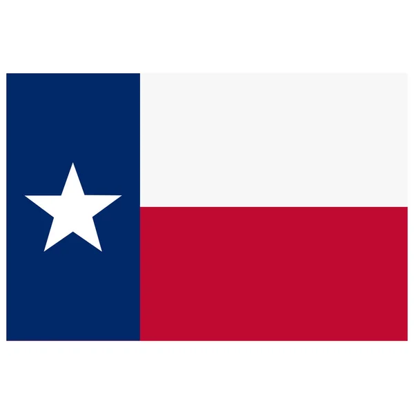 Bandeira vetorial do Texas — Vetor de Stock