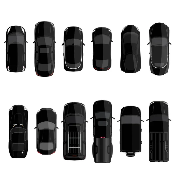 Conjunto de coche negro — Foto de Stock