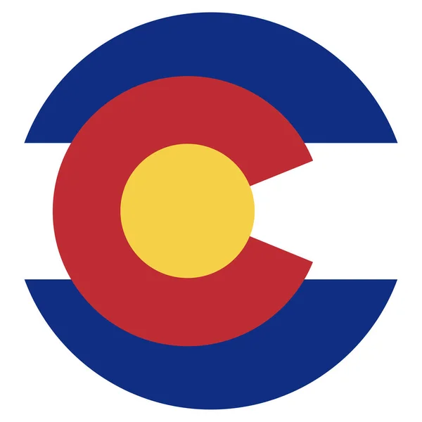 Colorado bayrak raster — Stok fotoğraf