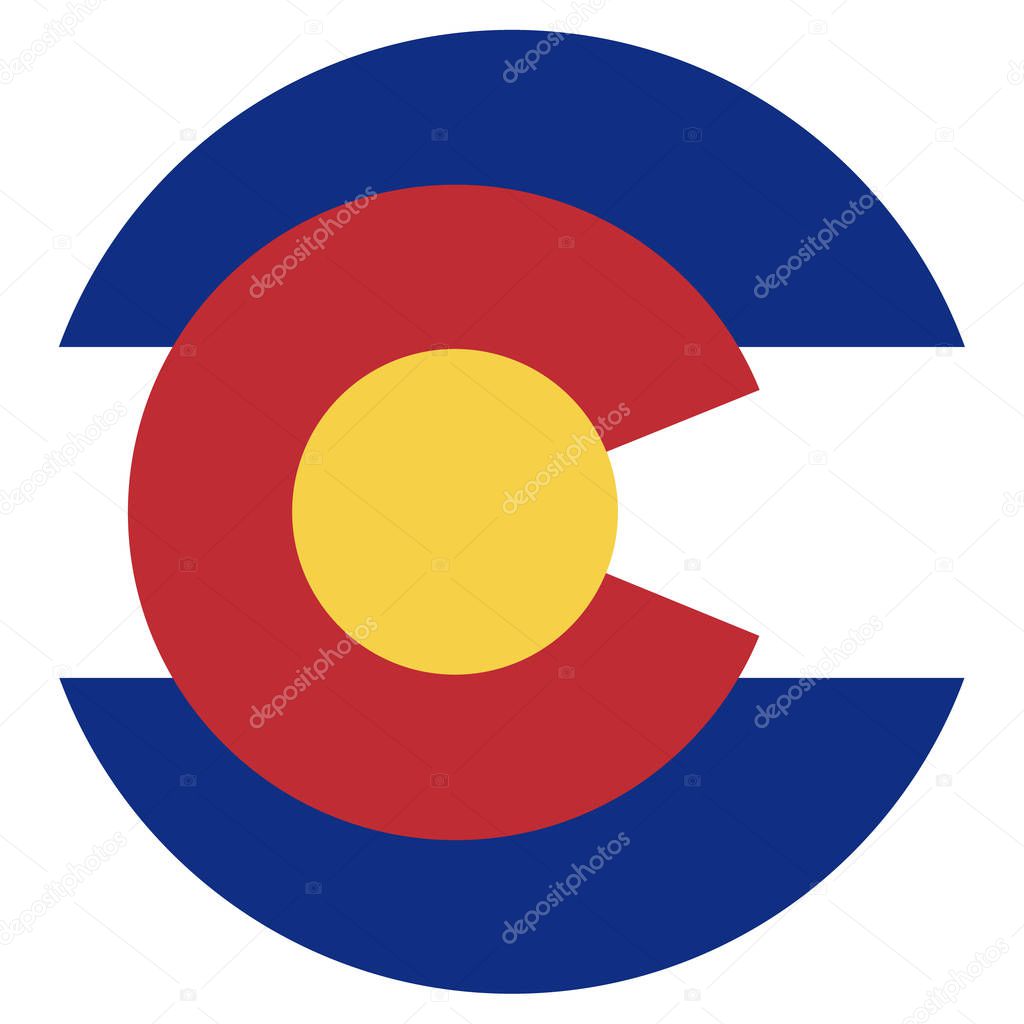 Colorado flag raster