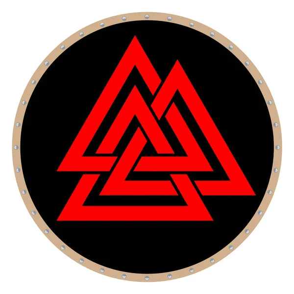 Valknut symbool raster — Stockfoto