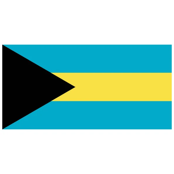 Bahamas flagga land — Stockfoto