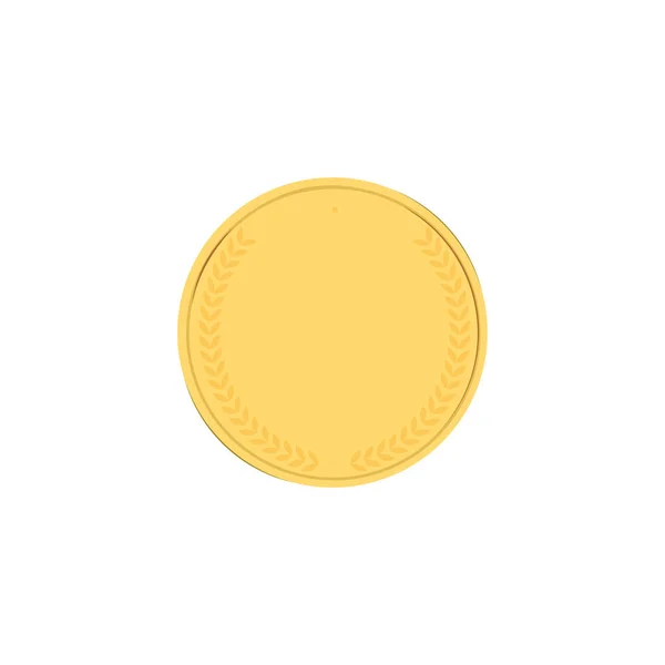 Golden badge vector — Stock Vector