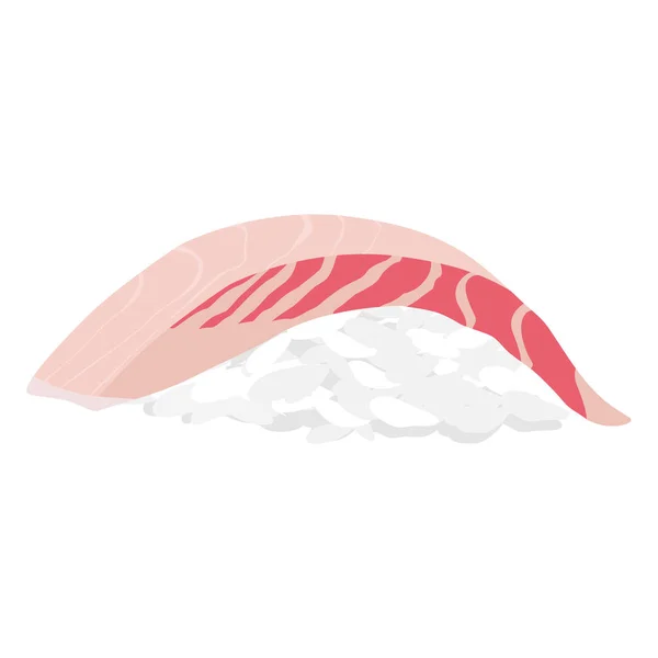 Vector de tai de sushi — Vector de stock