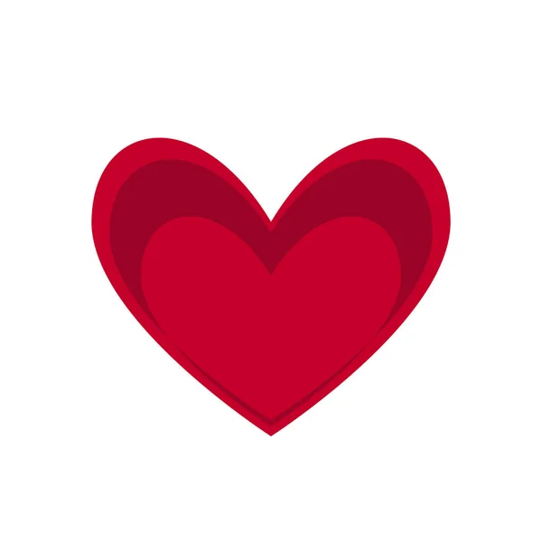 Векторная икона сердца — стоковый вектор