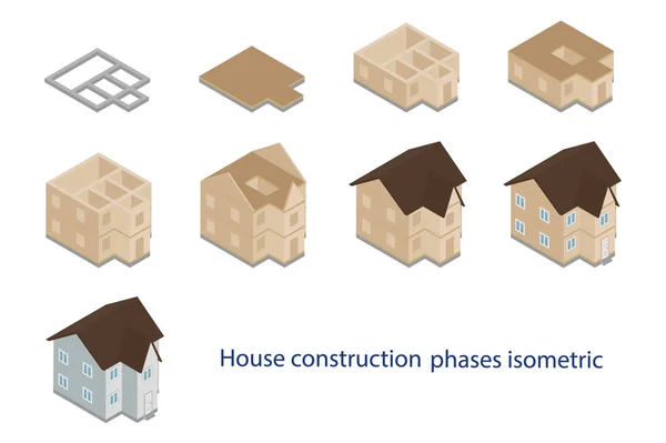 Vecteur construction maison — Image vectorielle