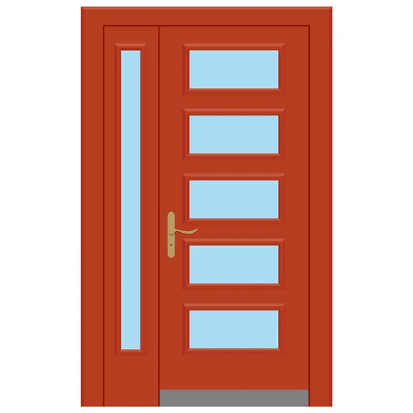 Передні двері вектор — стоковий вектор