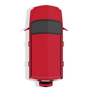Mini van red