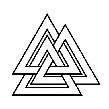 Valknut sembolü Raster