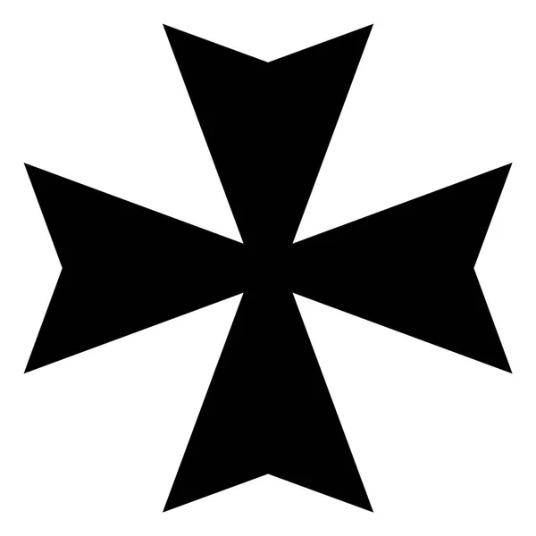 Maltese cross icon — Stock Photo, Image