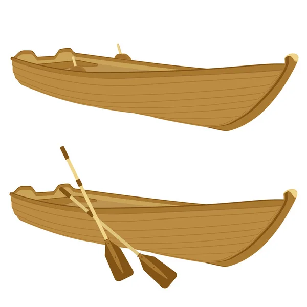 Träbåt raster — Stockfoto