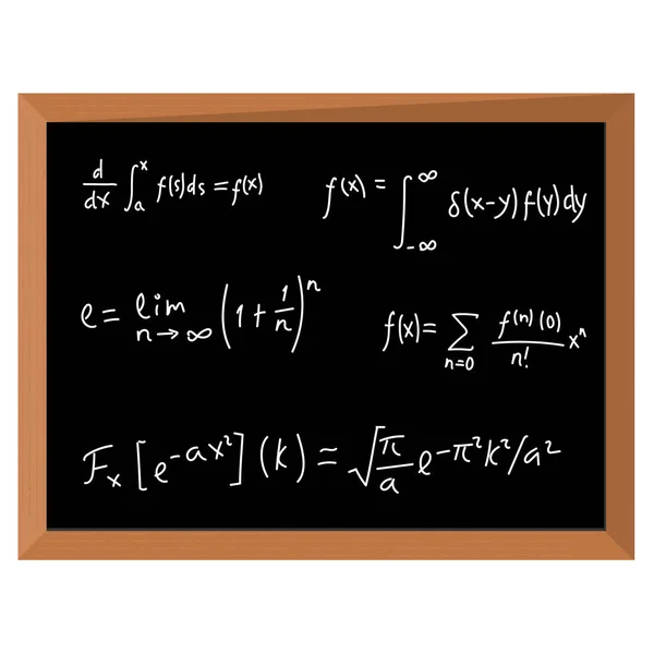 Matematyka na tablicy — Wektor stockowy